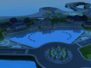 Island building 3D Model
