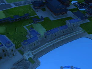 Island building 3D Model