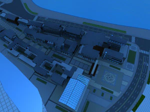 Island building 3D Model