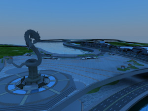 Island building 3D Modell