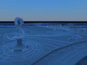 Island building 3D Modell