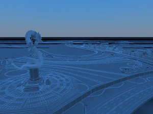 Island building 3D Model
