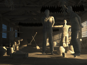 Wine Square 3D-Modell