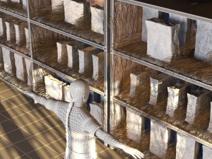 Wine Square 3D Model