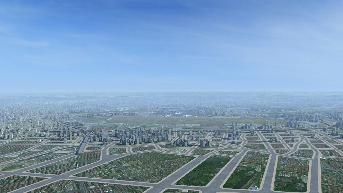 Shanghai Hongqiao 3D Model .c4d .max .obj .3ds .fbx .stl .blend