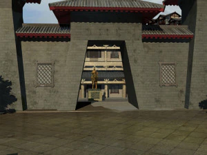 Baptist hometown 3D Model