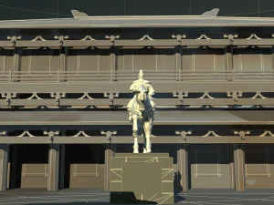 Baptist hometown 3D Model