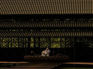Bamboo house 3D Model