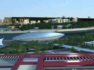 &Ccedil;in Pavyonu 3D Model