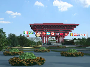 China Pavilion 3D Model