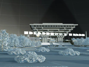 China Pavilion 3D Model