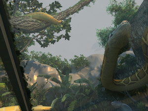 Snake garden Modello 3D