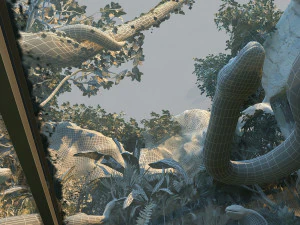Snake garden 3D Model