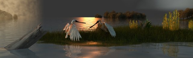 Wetlands 3D-Modell .c4d .max .obj .3ds .fbx .stl .blend 