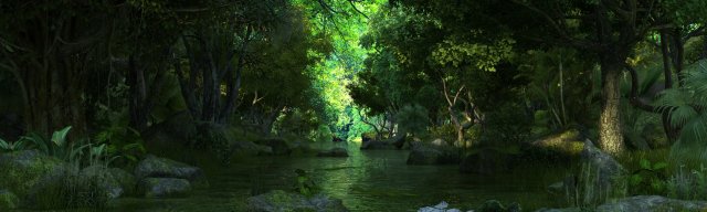 Rainforest 3D Модель .c4d .max .obj .3ds .fbx .stl .blend 