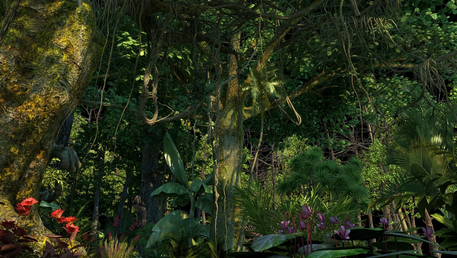 Rainforest 3D Model .c4d .max .obj .3ds .fbx .stl .blend 