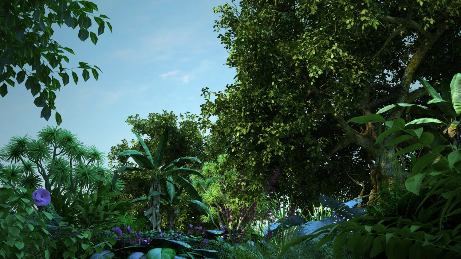 Rainforest 3D Model .c4d .max .obj .3ds .fbx .stl .blend