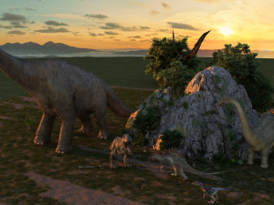 Dinosaur world 3D 模型