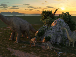Dinosaur world 3D Model