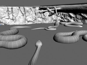 Snake pit 3D Model