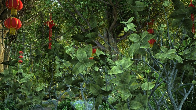 Rainforest 3D-Modell .c4d .max .obj .3ds .fbx .stl .blend 