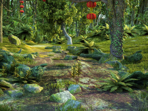 Rainforest 3D-Modell