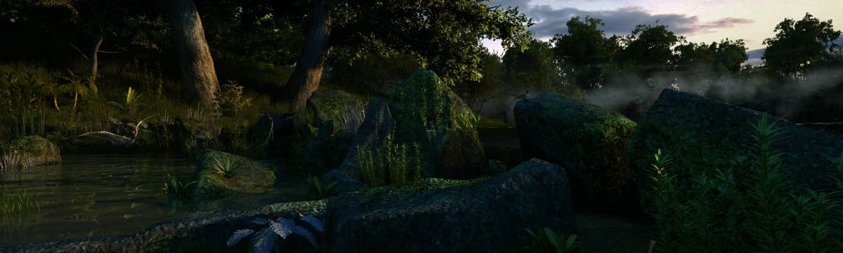 Wetlands 3D Model .c4d .max .obj .3ds .fbx .stl .blend 