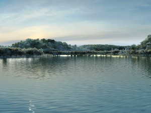 Hangzhou Castle Lake 3D Model