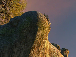 टीला 3D मॉडल