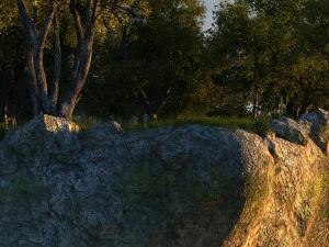 Cliff 3D Model