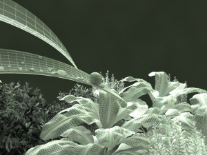 The dew on the leaves Modèle 3D