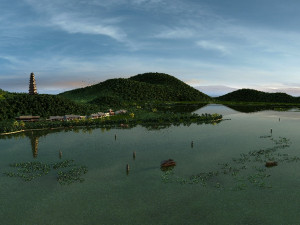 Hangzhou West Lake 3D Model
