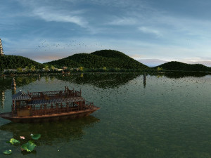Hangzhou West Lake 3Dモデル