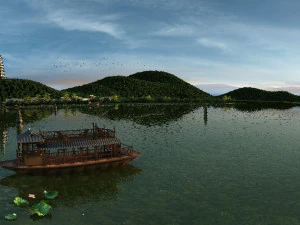 Hangzhou West Lake 3D Model