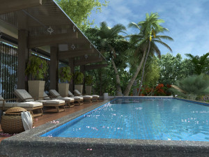 Swimming pool Model 3D