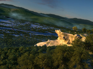 Castle Peak 3D-Modell