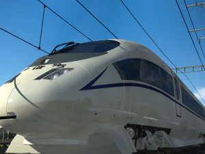 High speed train 3D Model