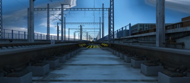 High speed train 3D 모델 .c4d .max .obj .3ds .fbx .stl .blend 