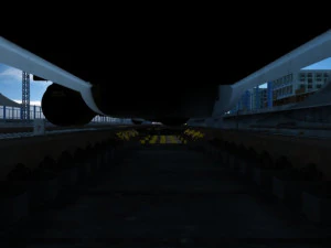 High speed train 3D Model