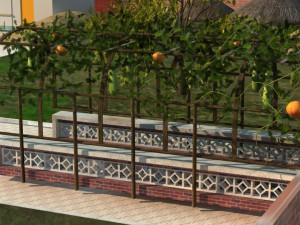 Rural small courtyard Modèle 3D