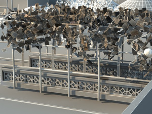 Rural small courtyard Model 3D