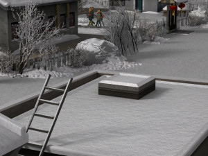 Rural small courtyard Model 3D