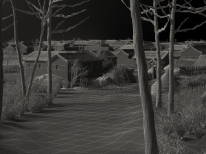 Rural small courtyard Model 3D