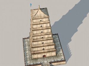 Da-Yan Tower 3D Modell