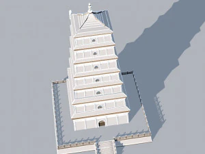다얀 타워 3D 모델