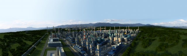 Chemical plant 3Dモデル .c4d .max .obj .3ds .fbx .stl .blend 