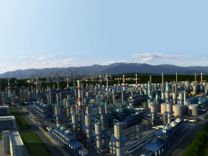 Chemical plant Modelo 3D