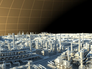Chemical plant 3Dモデル