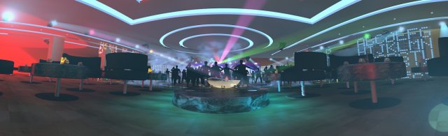 Nightclub 3D Модель .c4d .max .obj .3ds .fbx .stl .blend 