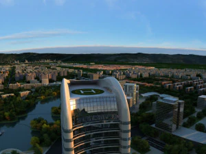 City planning 3D Model